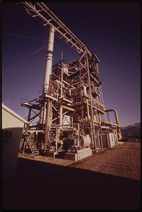 Anvil Points Research Center, a Government Facility, Has Been Leased to Development Engineering, Inc. Purpose Is to Test a New Kind of Retorting (Distilling by Heat) Process to Extract Oil from Shale, 10/1973. Original public domain image from Flickr