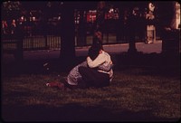 In Battery Park, on the Lower Tip of Manhattan Island 05/1973. Photographer: Blanche, Wil. Original public domain image from Flickr