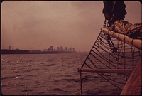 "Westward" Sails Back to Long Wharf from Outing at Great Brewster Island, One of the Islands in Boston Harbor 05/1973. Photographer: Halberstadt, Ernst, 1910-1987. Original public domain image from Flickr
