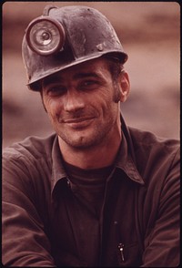 One of a Series of Portraits of Miners Waiting to Go to Work on the 4 P.M. to Midnight Shift at the Virginia-Pocahontas Coal Company Mine #4 near Richlands, Virginia.