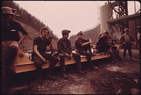 Miners Waiting to Start Their 4 P.M. to Midnight Shift at Virginia-Pocahontas Coal. Original public domain image from Flickr