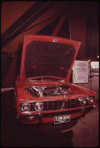 Exhibit at the First Symposium on Low Pollution Power Systems Development Held at the Marriott Motor Inn, Ann Arbor Vehicles and Hardware Were Assembled at the EPA Ann Arbor Laboratory.