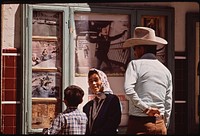 Navajos in Town For Saturday Morning Shopping. Photographer: Eiler, Terry. Original public domain image from Flickr