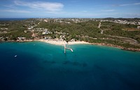 Crash Boat Beach photographed from a U.S. Customs and Border Protection Air and Marine Operations AS350 A-Star helicopter based out of Aguadilla, Puerto Rico, April 3, 2019.