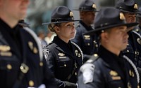 U.S. Customs and Border Protection honors CBP law enforcement personnel who have died in the line of duty during the annual Valor Memorial & Wreath Laying Ceremony held in Woodrow Wilson Plaza outside the Ronald Reagan Building in Washington, D.C., May 16, 2019.