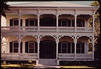 One of the Historic Wooden Houses of Key West. Intricately Carved and Ornamented in the Bahamian Style, These Fine Old Buildings Give the Town Its Special Character and Are Carefully Restored and Preserved. Photographer: Schulke, Flip, 1930-2008. Original public domain image from Flickr