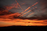 Sunset in the Mojave Preserve