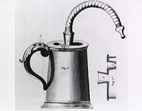 Medical instruments and apparatus: Early vaporizer for home use. An early vaporizer or inhaler for home use. Original public domain image from Flickr