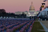 U.S. Customs and Border Protection officers with the Office of Field Operations stand their posts as they support security operations of the 59th Presidential Inauguration in Washington D.C, January 19, 2021.