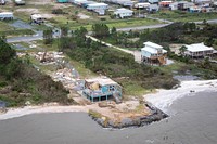 Customs and Border Protection Air and Marine agents survey damage caused by Hurricane Sally near Mobile, Ala., Sept. 16, 2020.