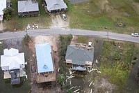 Customs and Border Protection Air and Marine agents survey damage caused by Hurricane Sally near Mobile, Ala., Sept. 16, 2020.