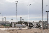 RAWS at NIFC. The Remote Automatic Weather Stations located at the National Interagency Fire Center in Boise, Idaho. Photo by Kari Greer, BLM-NIFC contractor. Original public domain image from Flickr