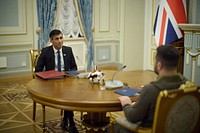 The President of Ukraine met with the British Prime Minister in Kyiv.President of Ukraine Volodymyr Zelenskyy met with British Prime Minister Rishi Sunak, who is visiting our country for the first time.