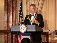 Secretary Blinken Delivers Remarks at the Kennedy Center Honors DinnerSecretary of State Antony J. Blinken delivers remarks at the Kennedy Center Honors Dinner in Washington, DC., on December 3, 2022. [State Department Photo by Freddie Everett/ Public Domain]
