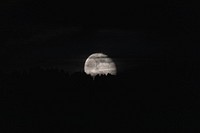 Moonrise over Mt. Everts.
