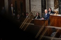 President Joe Biden delivers his State of the Union address, Tuesday, February 7, 2023, on the House floor of the U.S. Capitol in Washington, D.C. (Official White House Photo by Carlos Fyfe)