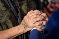 President Joe Biden greets attendees after delivering remarks on Social Security and Medicare, Thursday, February 9, 2023, at the University of Tampa in Tampa, Florida. 