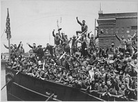 Embarked for France. Western Newspaper Union, 1917. Original public domain image from Flickr