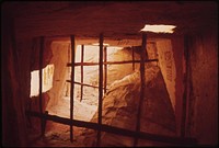 Cliff Palace - first major Indian ruins discovered in the Mesa Verde, 05/1972. Photographer: Norton, Boyd. Original public domain image from Flickr