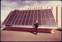John Bayliss, president of the Solaron Corporation, the first publicly owned solar energy company in the nation.