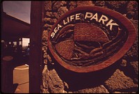 Sea Life Park, like Paradise Park, is a commercial enterprise built in a conservation zone, October 1973. Photographer: O'Rear, Charles. Original public domain image from Flickr