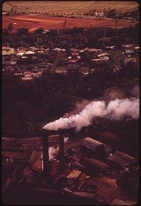 Lihue plantation sugar mill, October 1973. Photographer: O'Rear, Charles. Original public domain image from Flickr