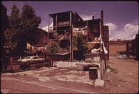 Black Community Older Housing On Chicago's West Side. This Area In 1973 Had Not Quite Recovered From The Riots And Fires During The Mid And Late 1960's, 06/1973. Photographer: White, John H. Original public domain image from Flickr