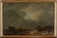 Hollantilainen satama, kopio jacob van ruisdaelin mukaan, 1835 - 1853