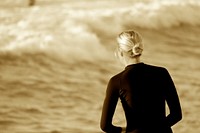 Female at Tamarama beach