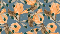 Vintage seamless butterfly desktop wallpaper, nature pattern remix from The Naturalist's Miscellany by George Shaw