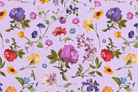 Aesthetic floral background, vintage illustration by Pierre Joseph Redouté. Remixed by rawpixel.