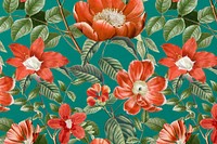 Aesthetic floral background, vintage illustration by Pierre Joseph Redouté. Remixed by rawpixel.