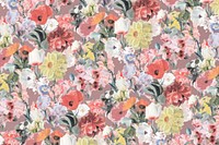 Aesthetic floral background, vintage illustration by Pierre Joseph Redouté. Remixed by rawpixel.