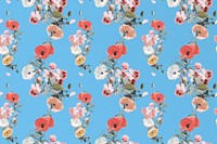 Aesthetic floral background, vintage illustration by Pierre Joseph Redouté. Remixed by rawpixel.