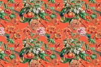 Aesthetic floral background, vintage illustration by Pierre Joseph Redouté. Remixed by rawpixel.