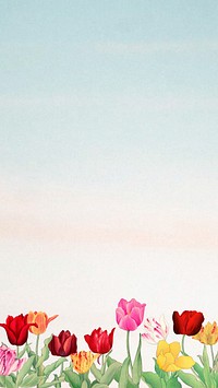 Spring lotus flower iPhone wallpaper. Remixed by rawpixel.