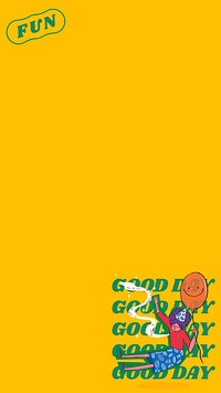 Good day, yellow mobile wallpaper background