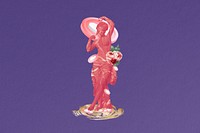 Venus statue social media love concept 