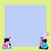 Online dating frame background