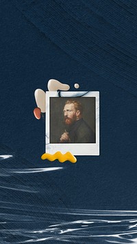 iPhone wallpaper, Van Gogh by John Russell. Remixed by rawpixel.