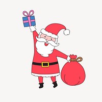 Santa Claus cartoon illustration vector