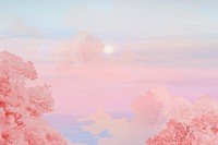 Abstract pastel pink sky background