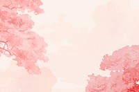 Pastel pink sky background