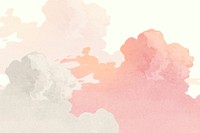 Abstract pink cloudy sky background