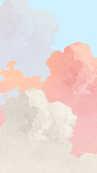 Pastel pink sky phone wallpaper