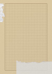 Brown cutting mat background, grid patterned design