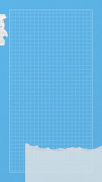 Blue cutting mat iPhone wallpaper, grid patterned design