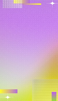 Purple abstract iPhone wallpaper, yellow wave border