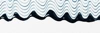 Blue wave border background