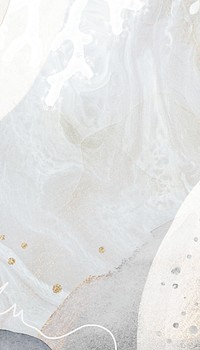 White aesthetic iPhone wallpaper, watercolor stain design